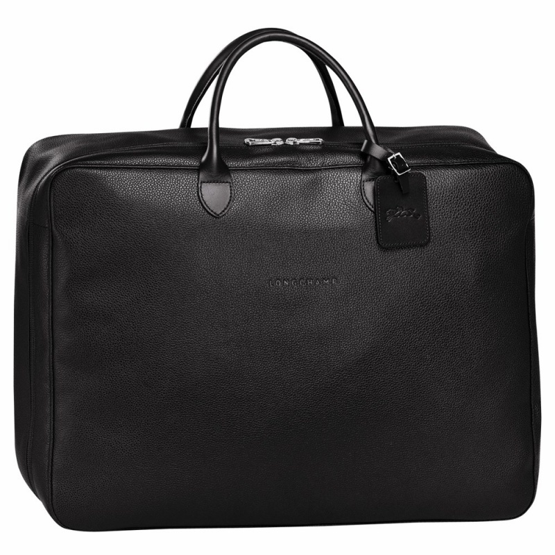 Black Longchamp Le Foulonne S Suitcase Women's Travel Bags